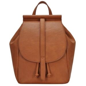 Antik Kraft Tan Vegan Leather Backpack